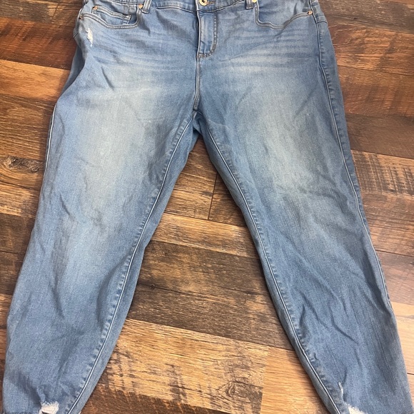 torrid Denim - Torrid Light Blue Boyfriend Jeans